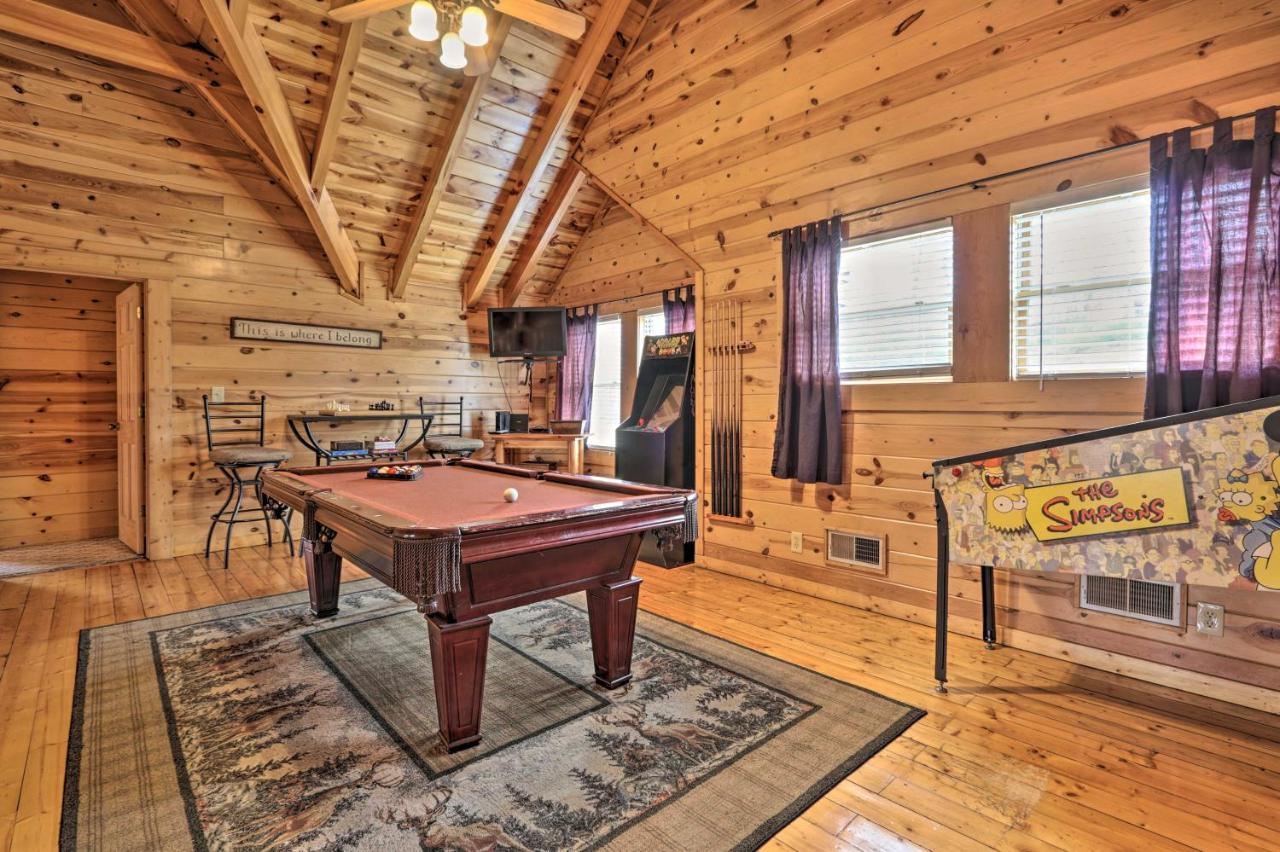 Pigeon Forge Cabin With Games, 1 Mi To Parkway! Eksteriør bilde
